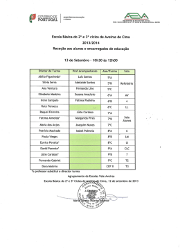 Escola Básica do 2° e 3° ciclos de Aveiras de Cima 2013