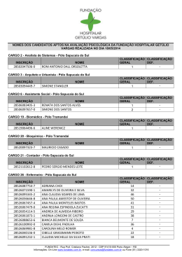 Resultado da Avaliação Psicológica