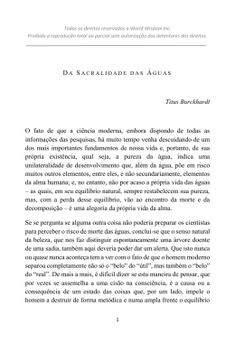 Titus Burckhardt O fato de que a ciência moderna