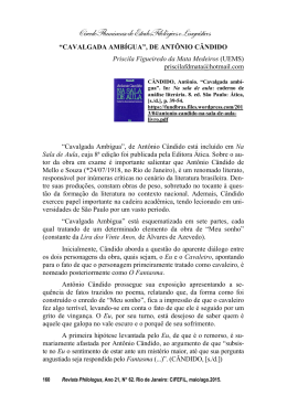 &ldquo;Cavalgada Amb&iacute;gua&rdquo;, de Ant&ocirc;nio C&acirc;ndido - CiFEFiL