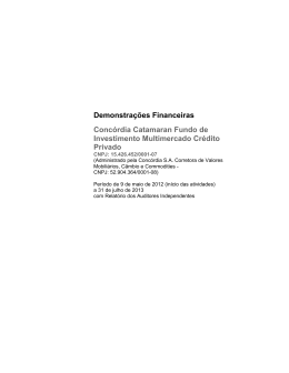 Demonstra&ccedil;&atilde;o Financeira