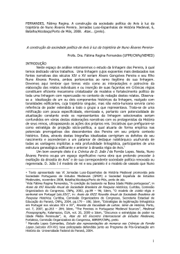 FERNANDES, F&aacute;tima Regina. A constru&ccedil;&atilde;o da
