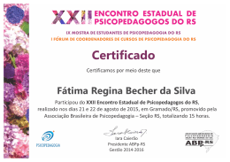 Fátima Regina Becher da Silva - ABPp-RS
