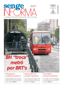 BH “troca” metrô por BRT`s