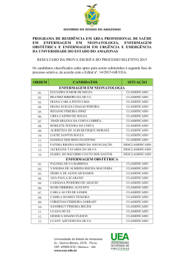 Resultado da Prova escrita