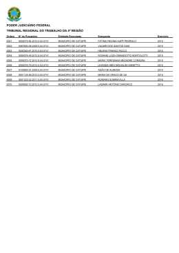 Município de Catuípe - Tribunal Regional do Trabalho da 4ª Região