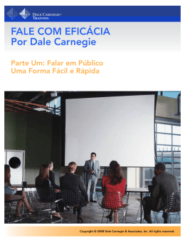 FALE COM EFIC&Aacute;CIA Por Dale Carnegie