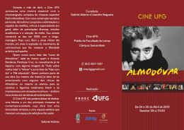 Durante o m&ecirc;s de abril, o Cine UFG