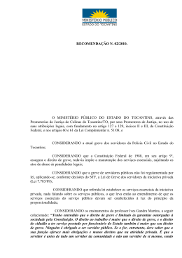 recomendação promotoria de justiça de defesa do consumidor da
