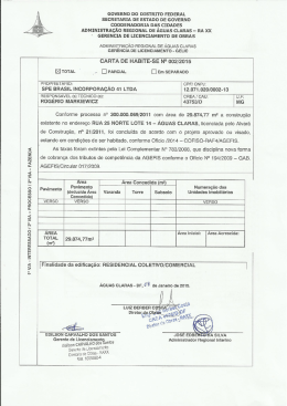 GOVERNO DO DISTRITO FEDERAL SECRETARIA DE