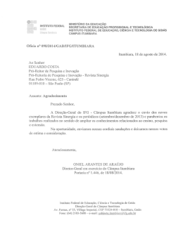 “ÉÍT`TUTO FEDERAL SECRETARIA DE EDUCAÇÃO