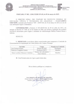 SERVI&Ccedil;O P&Uacute;BLICO FEDERAL SECRETARIA DE EDUCA&Ccedil;&Atilde;O