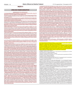 Di&aacute;rio Oficial do Distrito Federal