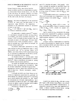 EFFECT OF TEMPERATURE ON THE EXTRACTION OF Ni(II) BY