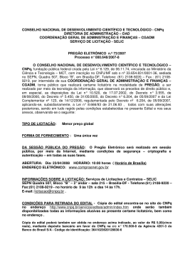 Licita&ccedil;&atilde;o