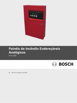 Pain&eacute;is de Inc&ecirc;ndio Endere&ccedil;&aacute;veis Anal&oacute;gicos