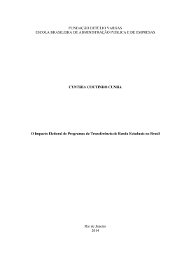 Disserta&ccedil;&atilde;o - Sistema de Bibliotecas FGV