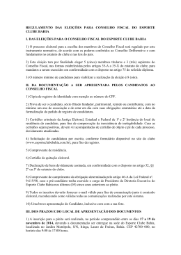 regulamentodaseleicoesparaconselhofiscal