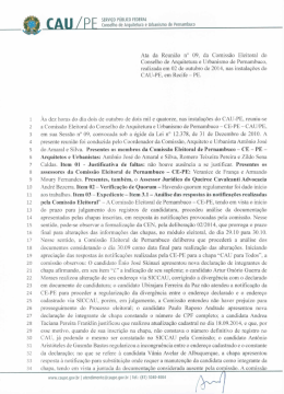 LAU/PE - CAU/PE