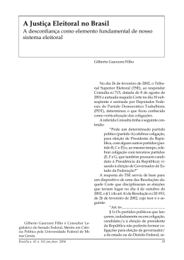 A Justi&ccedil;a Eleitoral no Brasil