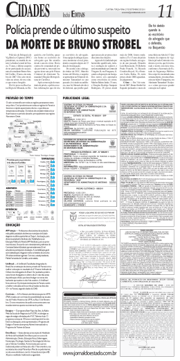 Pol&iacute;cia prende o &uacute;ltimo suspeito DA MORTE DE