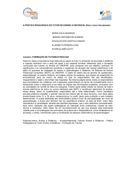 a prática pedagógica do tutor no ensino a distância: r