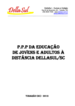 Projeto de Adequação do Ensino a Distância