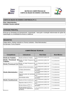 Chefe da Seção de Ensino a Distância