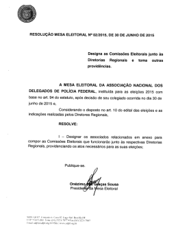 Resolu&ccedil;&atilde;o 02 - Associa&ccedil;&atilde;o Nacional dos Delegados de Pol&iacute;cia