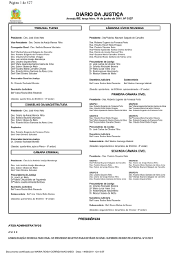 Di&aacute;rio da Justi&ccedil;a de Sergipe