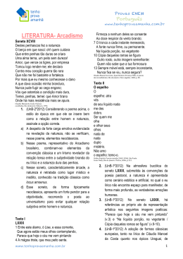 LITERATURA- Arcadismo