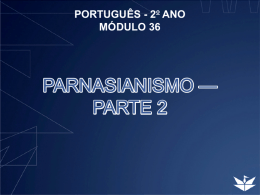 PARNASIANISMO &mdash; PARTE 2