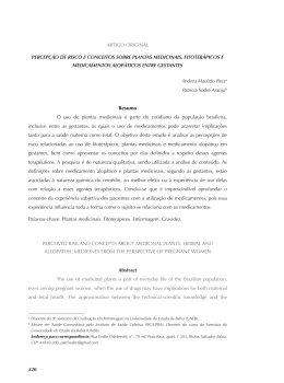 320 artigo original percep&ccedil;&atilde;o de risco e conceitos sobre plantas