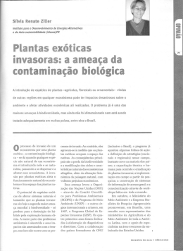 Plantas Ex&oacute;ticas Invasoras: A Amea&ccedil;a da Contamina&ccedil;&atilde;o Biol&oacute;gica