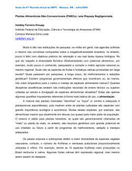 Valdely Kinupp - SBPC – Sociedade Brasileira para o Progresso da