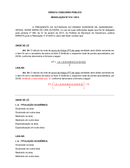 Errata da Resolu&ccedil;&atilde;o
