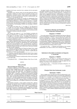 Diário da República, 2.ª série — N.º 16 — 23 de janeiro de 2015