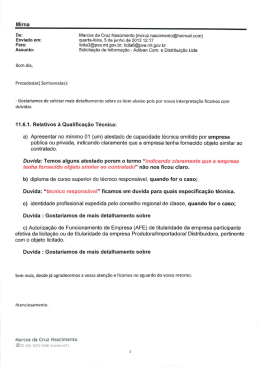 Esclarecimento2 - Prefeitura Municipal de Primavera do Leste