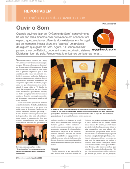 PDF da reportagem na revista Proaudio