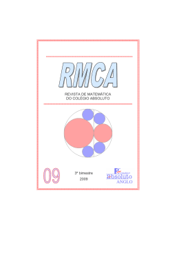 RMCA 09 ler - Colégio Absoluto Anglo