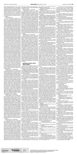 ter&ccedil;a-feira, 27 de outubro de 2015 Di&aacute;rio Oficial