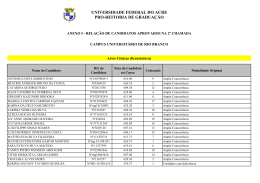 Veja o Anexo I - Rela&ccedil;&atilde;o de Convocados