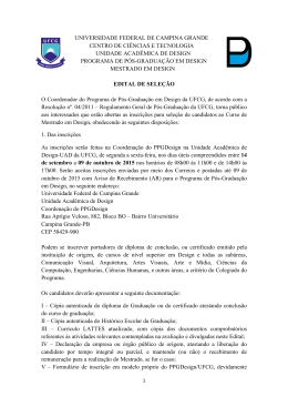 universidade federal de campina grande centro de ci&ecirc;ncias e