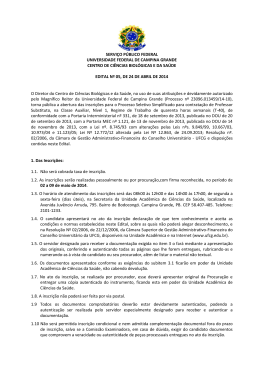 servi&ccedil;o p&uacute;blico federal universidade federal de campina grande