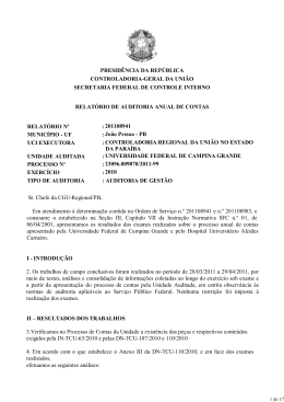 presid&ecirc;ncia da rep&uacute;blica controladoria