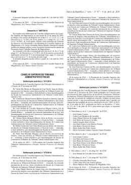 Delibera&ccedil;&atilde;o (extrato) n.&ordm; 872/2014