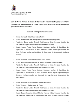 Faculdade de Engenharia J&uacute;ris de Provas P&uacute;blicas de Defesa de
