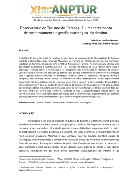 Artigo Observat&oacute;rio Anptur 2014