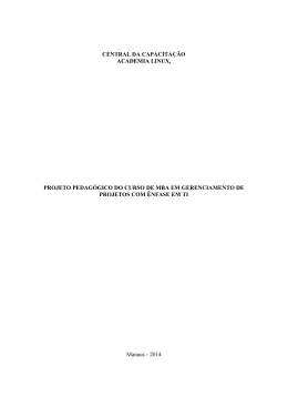 CENTRAL DA CAPACITA&Ccedil;&Atilde;O ACADEMIA LINUX, PROJETO