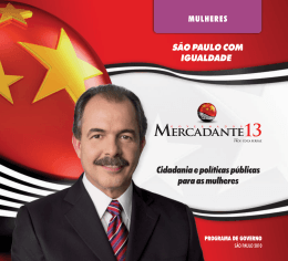 Nova política de promoção da igualdade racial